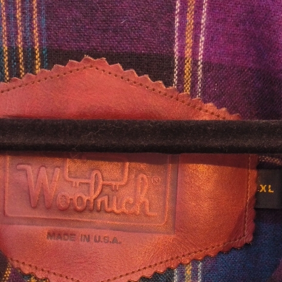 Vintage Woolrich Waxed Parka Barn Jacket Green Plaid Lined XL USA Made - Picture 2 of 9